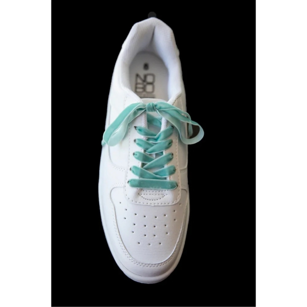 Kickstrands "Blue Crush" Velvet Shoelaces (NWT)